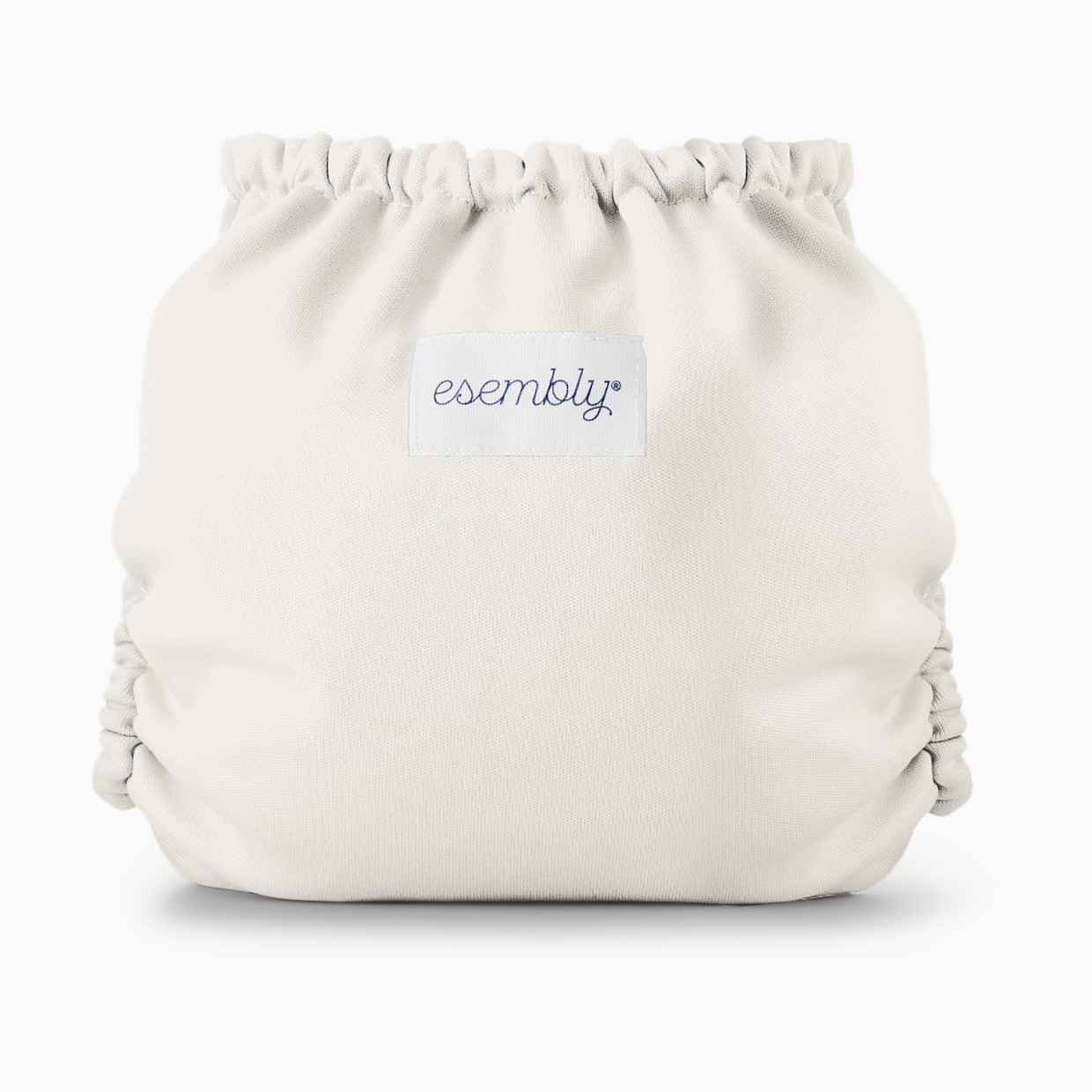 Esembly Recycled Diaper Cover (Outer) + Swim Diaper - Parchment, Size 2 (18-35 Lbs).