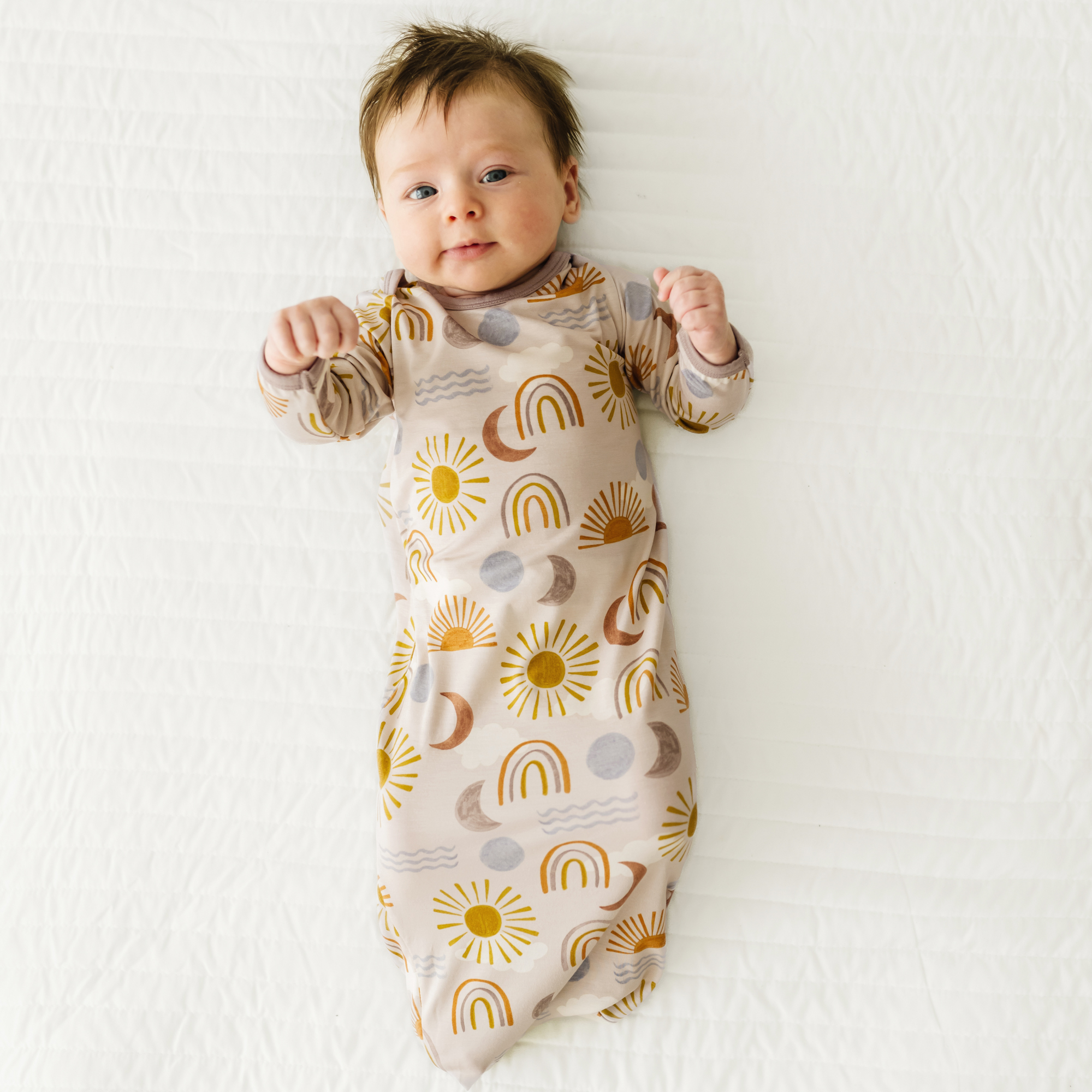 Little Sleepies Infant Gown - Desert Sunrise, One Size.