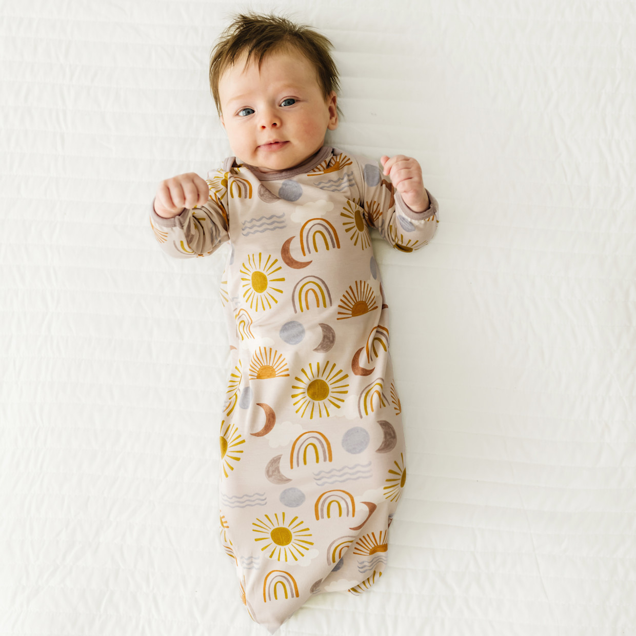 Little Sleepies Infant Gown - Desert Sunrise, One Size.