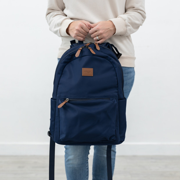 Natemia Diaper Backpack - Folkstone Grey.