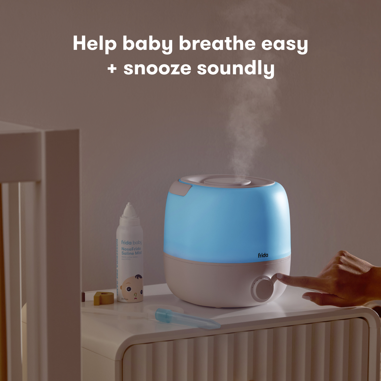 Frida Baby 3-in-1 Humidifier, Diffuser & Nightlight 2.0.
