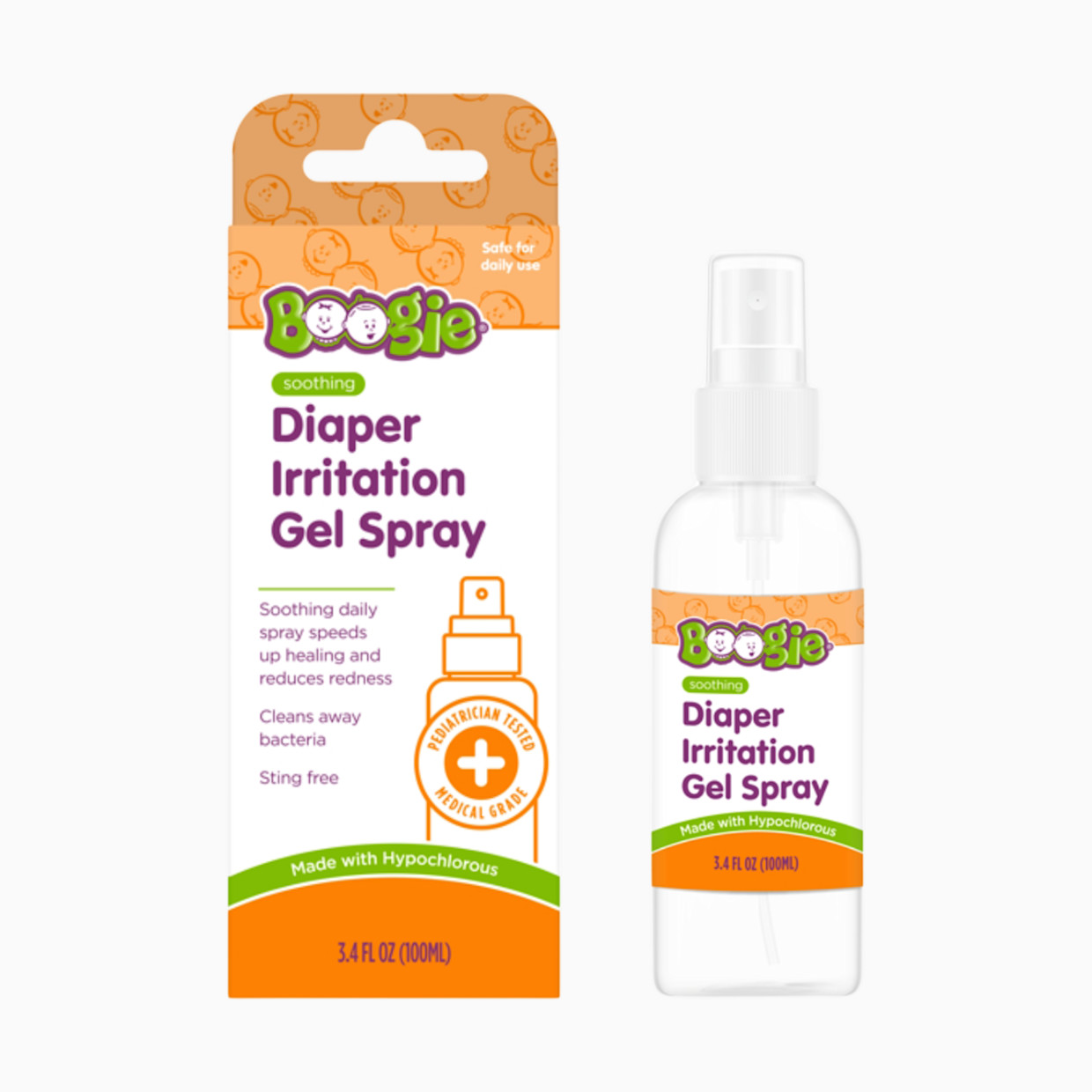 Boogie Diaper Irritation Gel Spray - 3.4 Oz.