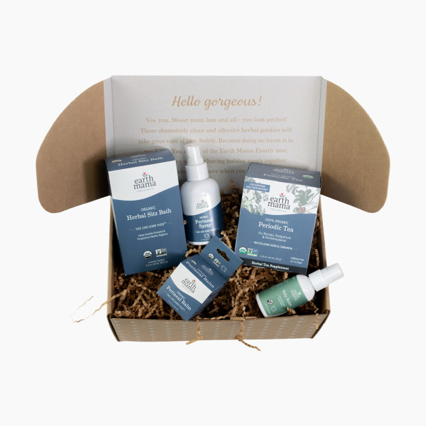 Earth Mama Postpartum Recovery Gift Box.