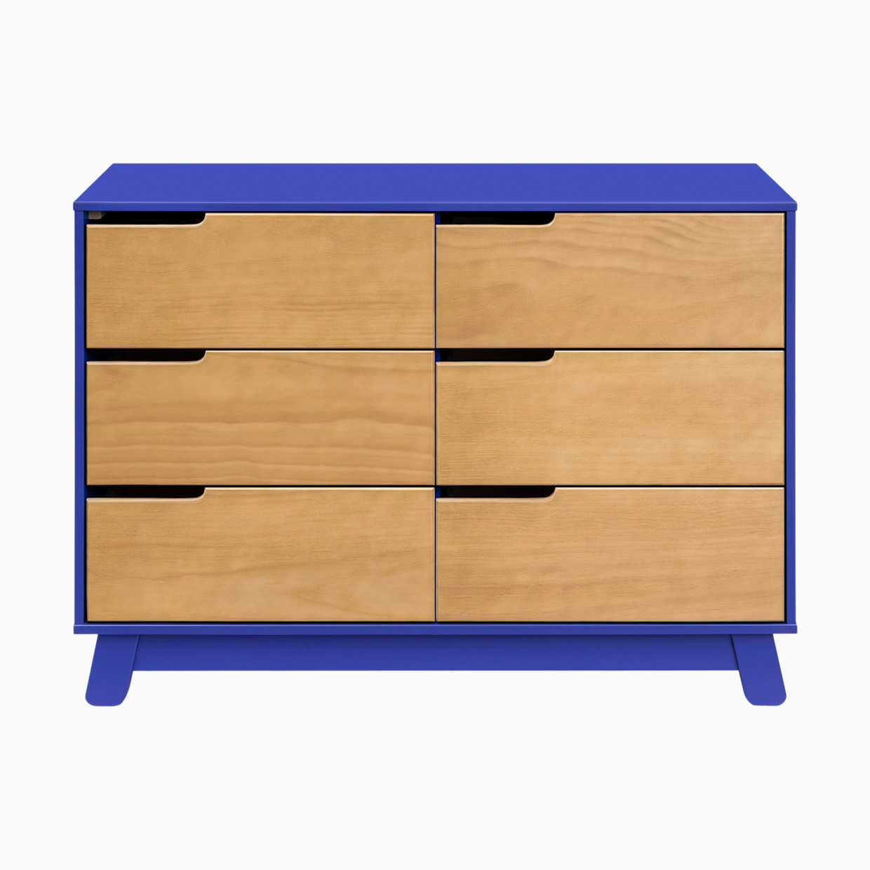 babyletto Hudson 6-Drawer Double Dresser - Cobalt And Honey.