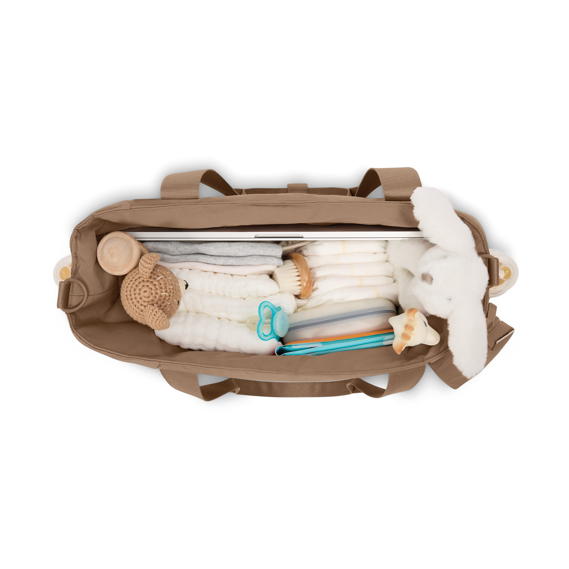 Huggies Tiny Traveler Diaper Tote - Brown Ochre.