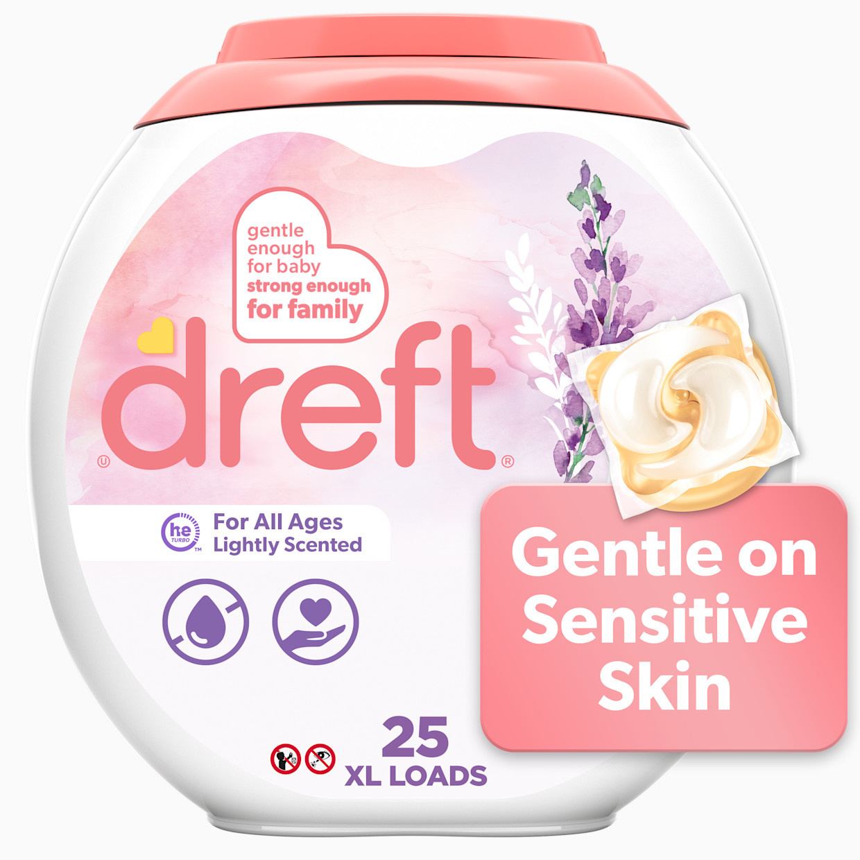 Dreft For-All-Ages Laundry Detergent Bundle - 25.
