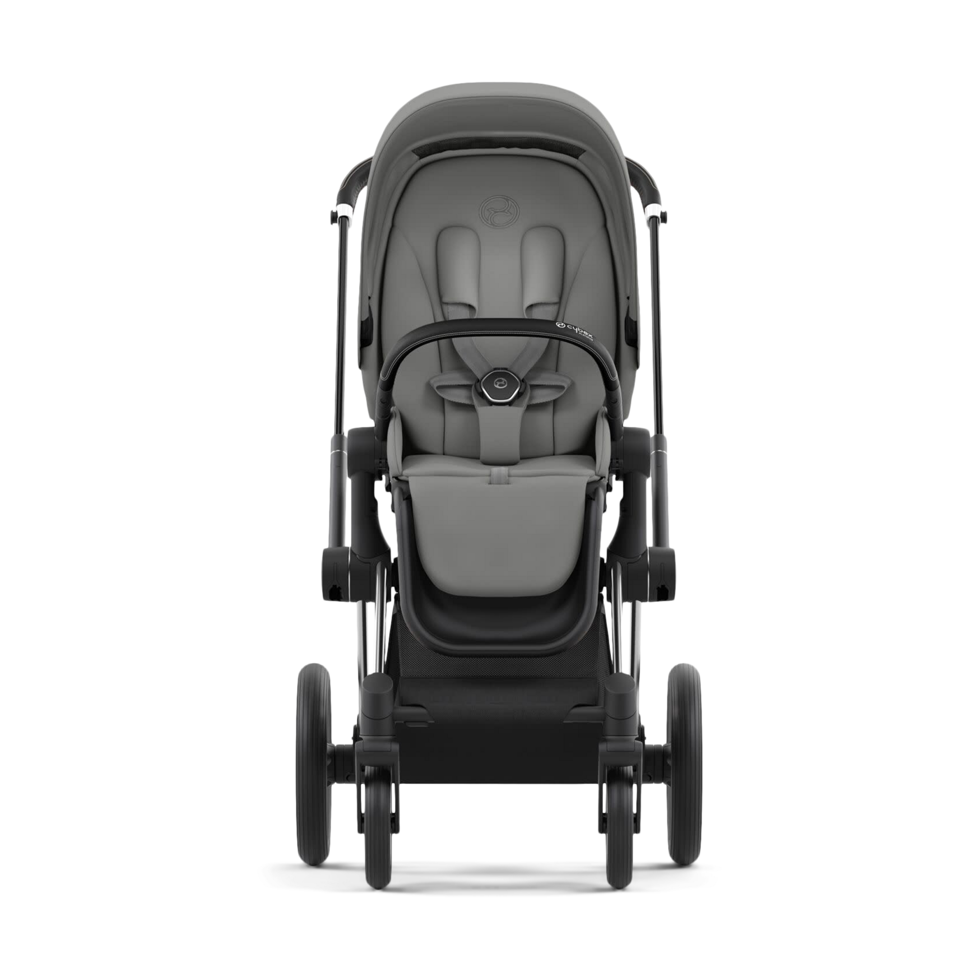Cybex PRIAM 4 Stroller - Mirage Grey/Chrome Frame.
