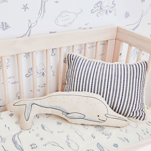 Pehr Decorative Pillow - Narwhal.
