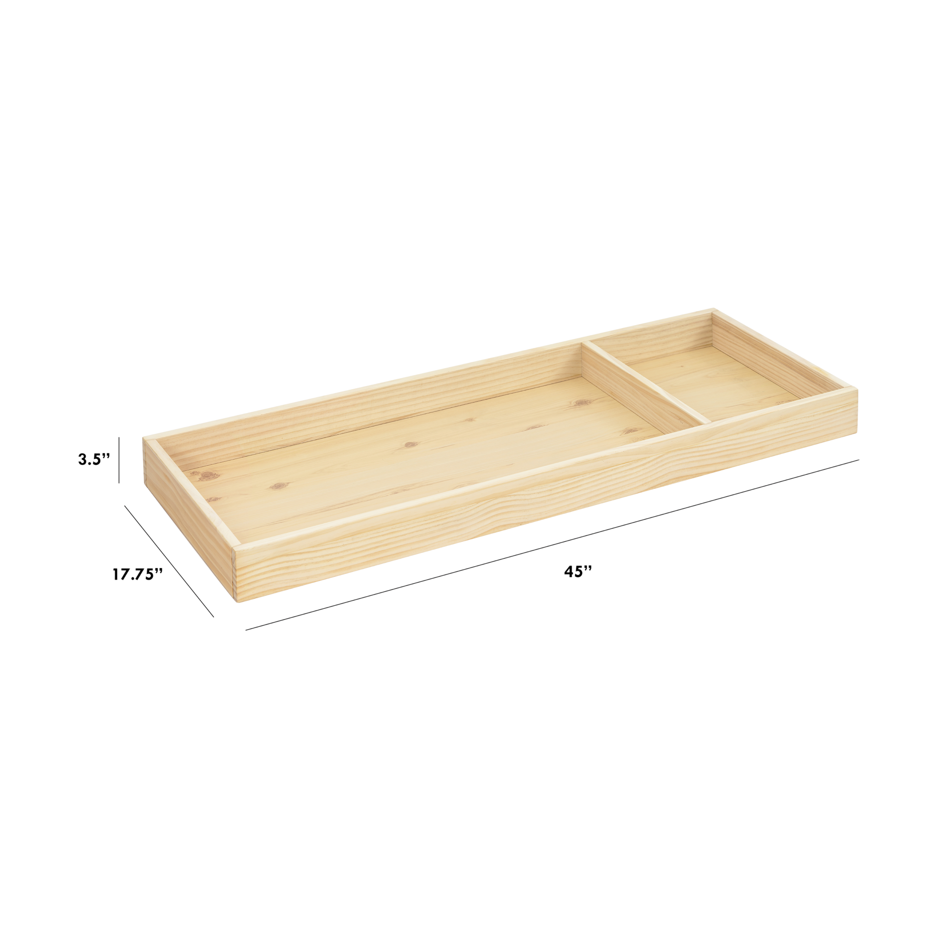 babyletto Universal Wide Removable Changing Tray - Blonde.
