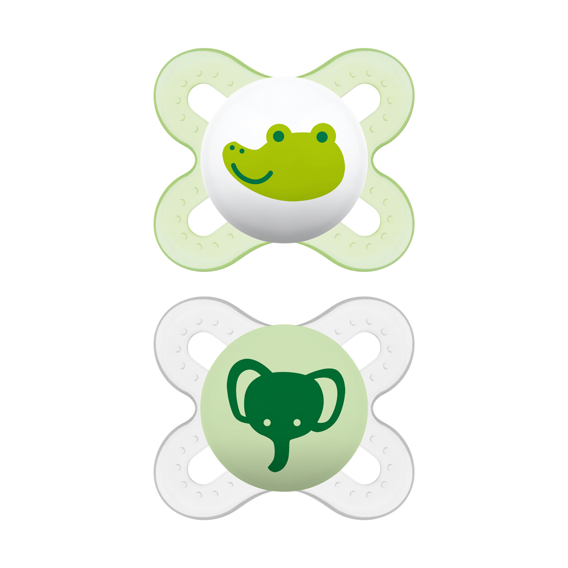 MAM Original Start Matte Baby Pacifiers, Binky for 0-3 Months, BPA-Free Silicone Nipple, Easy to Clean, Best for Newborn Babies, Developed with Medical Experts, 2 Count Binkies with Sterilizer Case