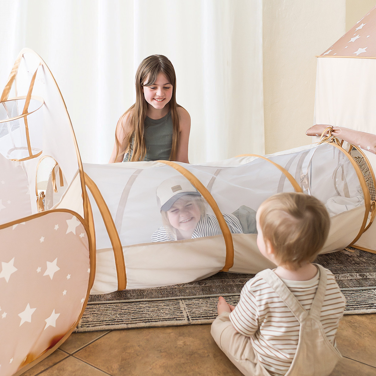Tiny Land Compact Adventure 3-in-1 Play Tunnel.