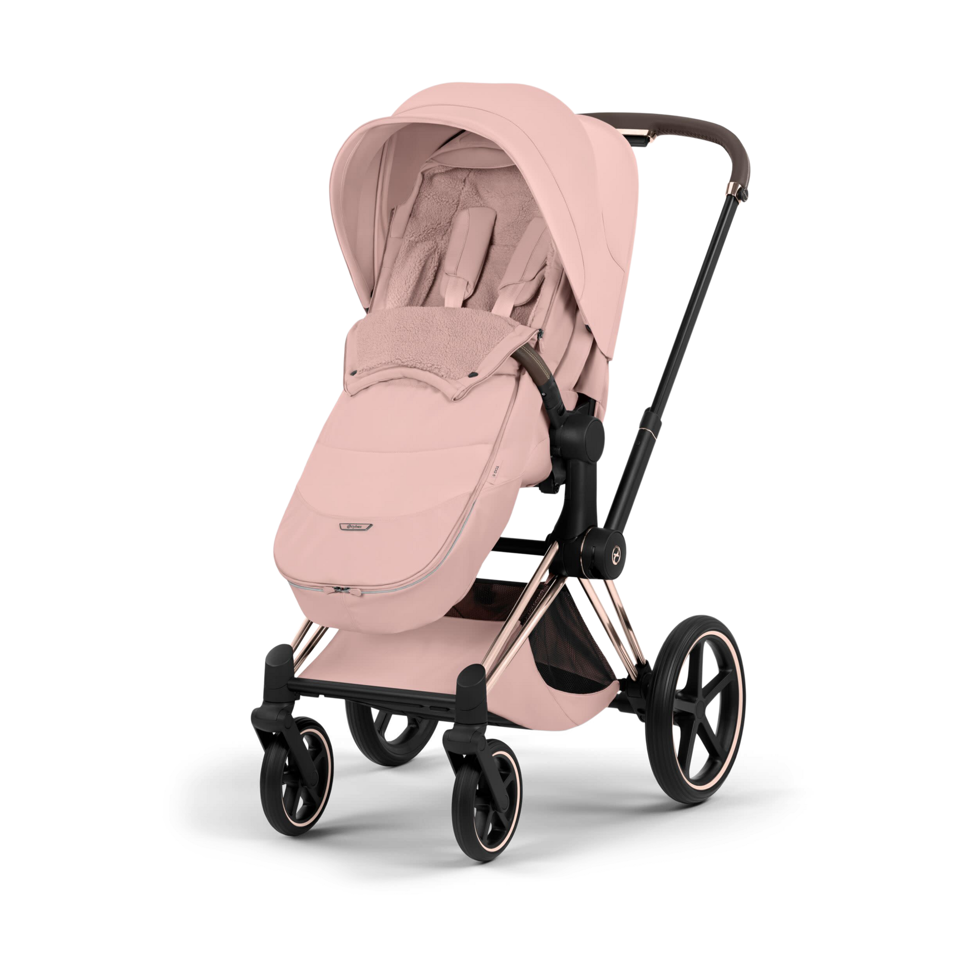 Cybex Platinum Footmuff - Peach Pink.