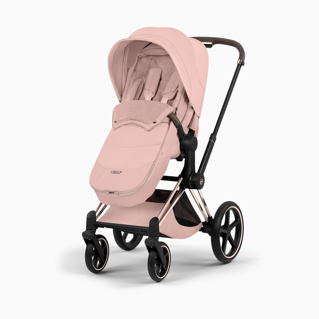 Cybex Platinum Footmuff - Peach Pink.