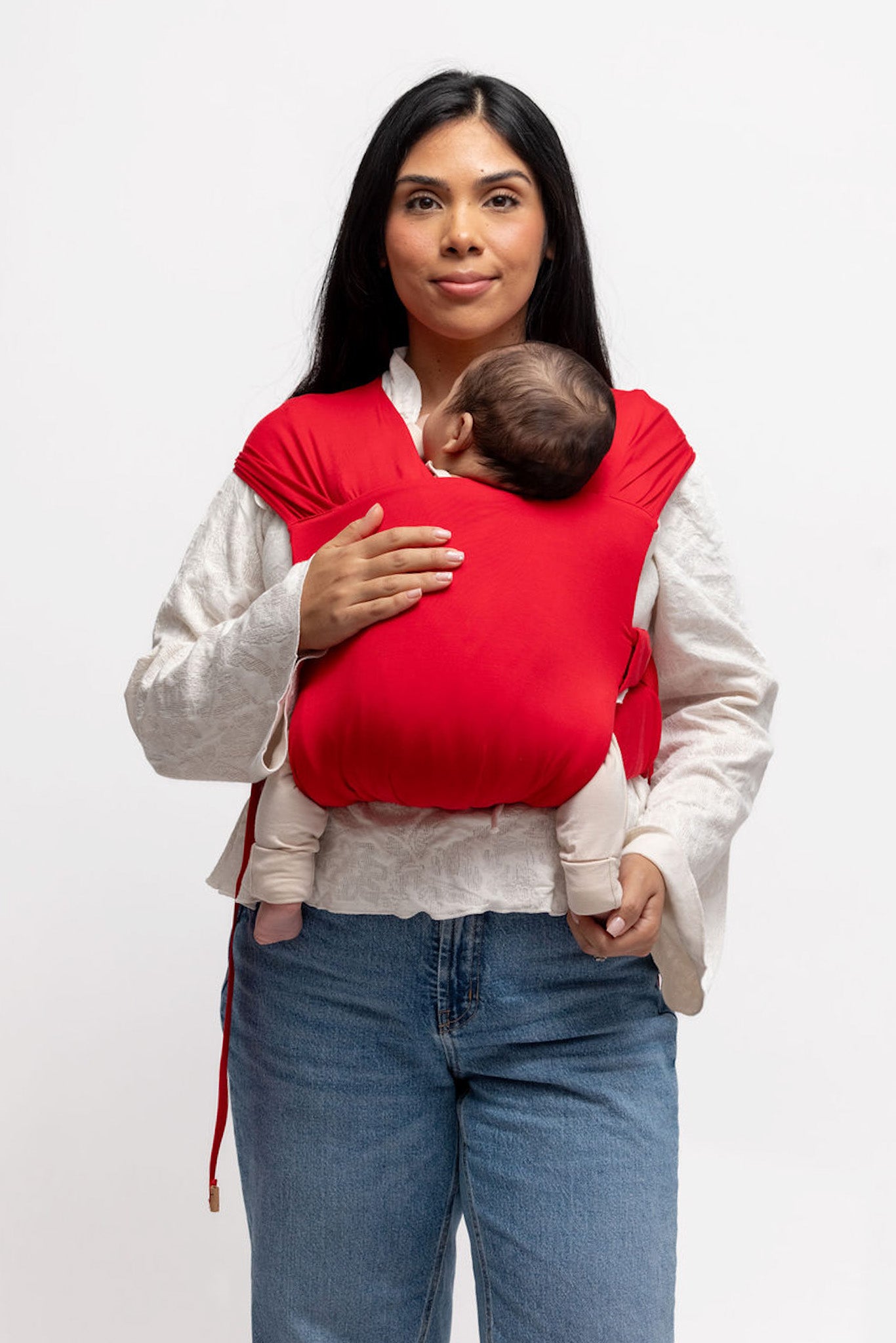 WildBird Cherry Aerial Newborn Buckle Wrap.