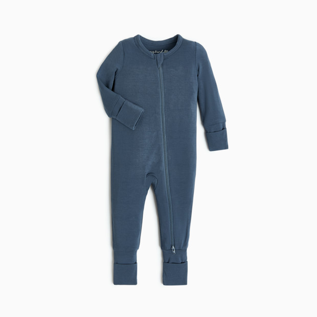 Tiny Kind Bamboo Viscose Convertible Solid Footie.