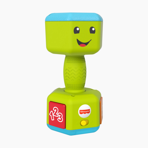 Fisher-Price Laugh & Learn Countin' Reps Dumbbell Toy.