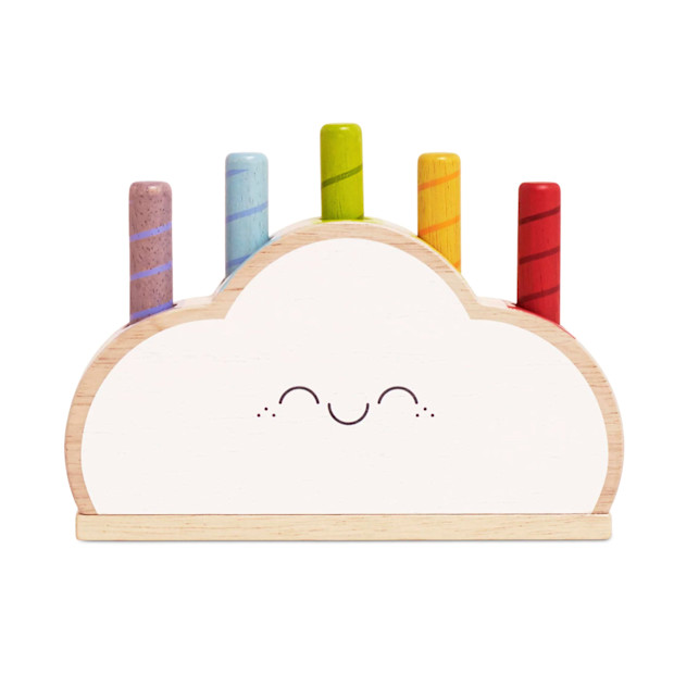 Le Toy Van Rainbow Cloud Pop-up Toy.