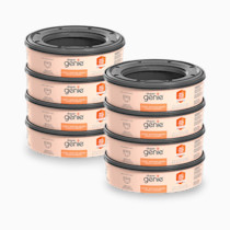 Diaper Genie Bags Refills 270 (Pack of 8) Clean Laundry Scent | Diaper Pail Refills with Max Odor Lock | Holds up to 2160 Newborn Diapers