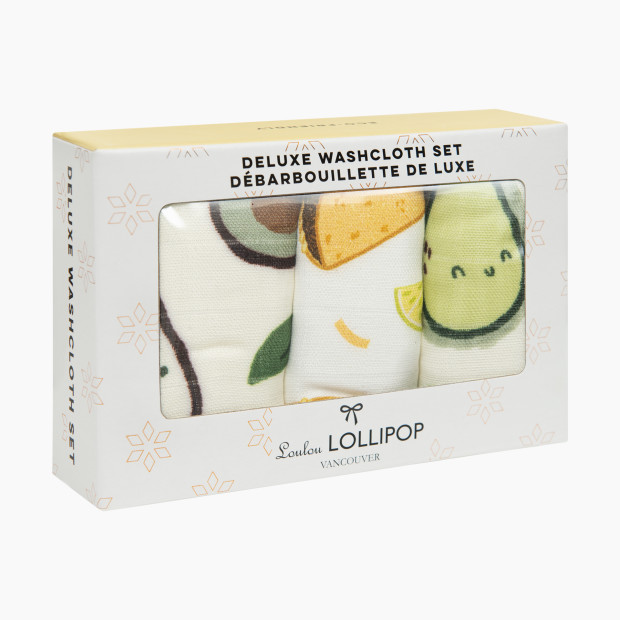 Loulou Lollipop Washcloth Set - Avocado.