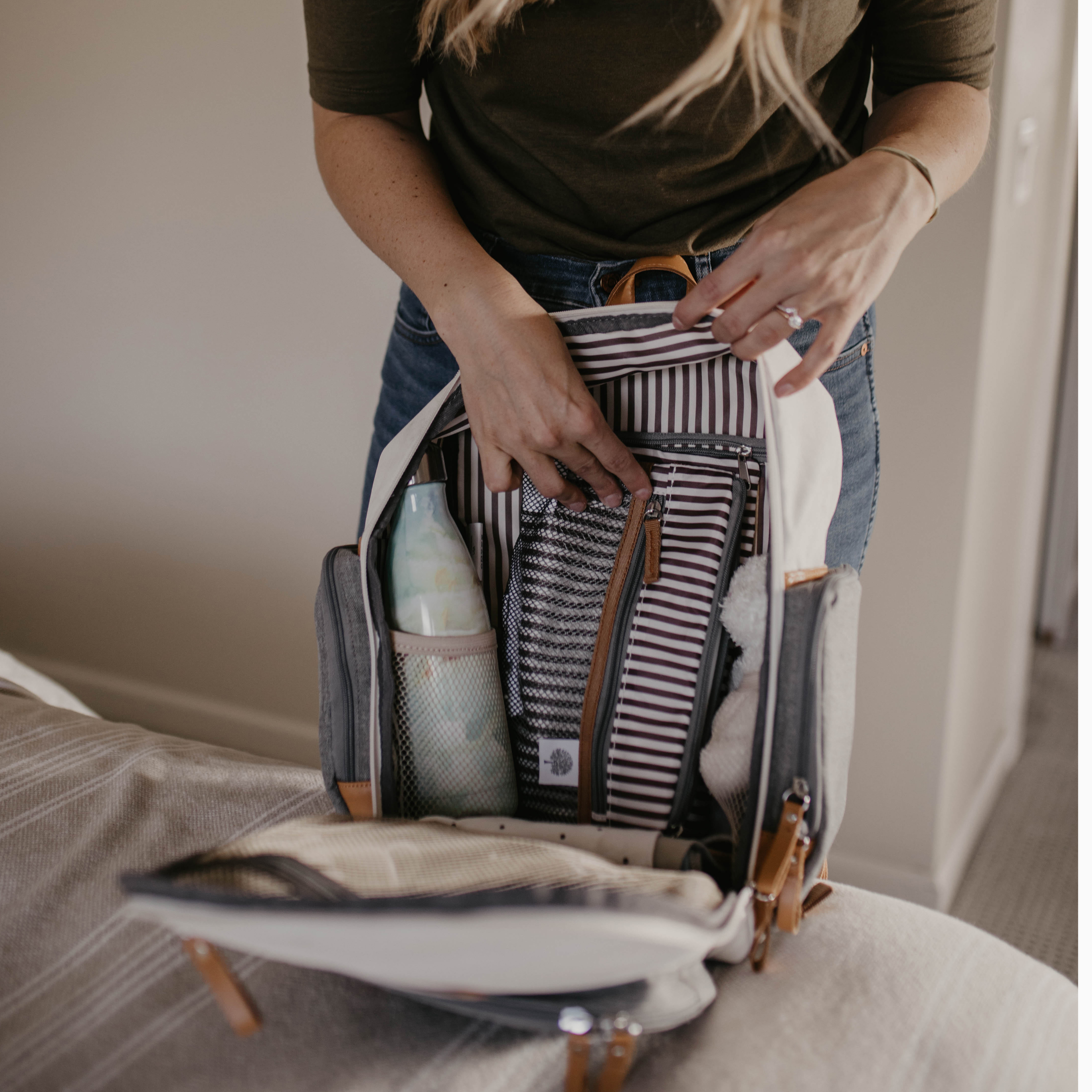 Parker Baby Co. Birch Bag Mini Diaper Backpack.