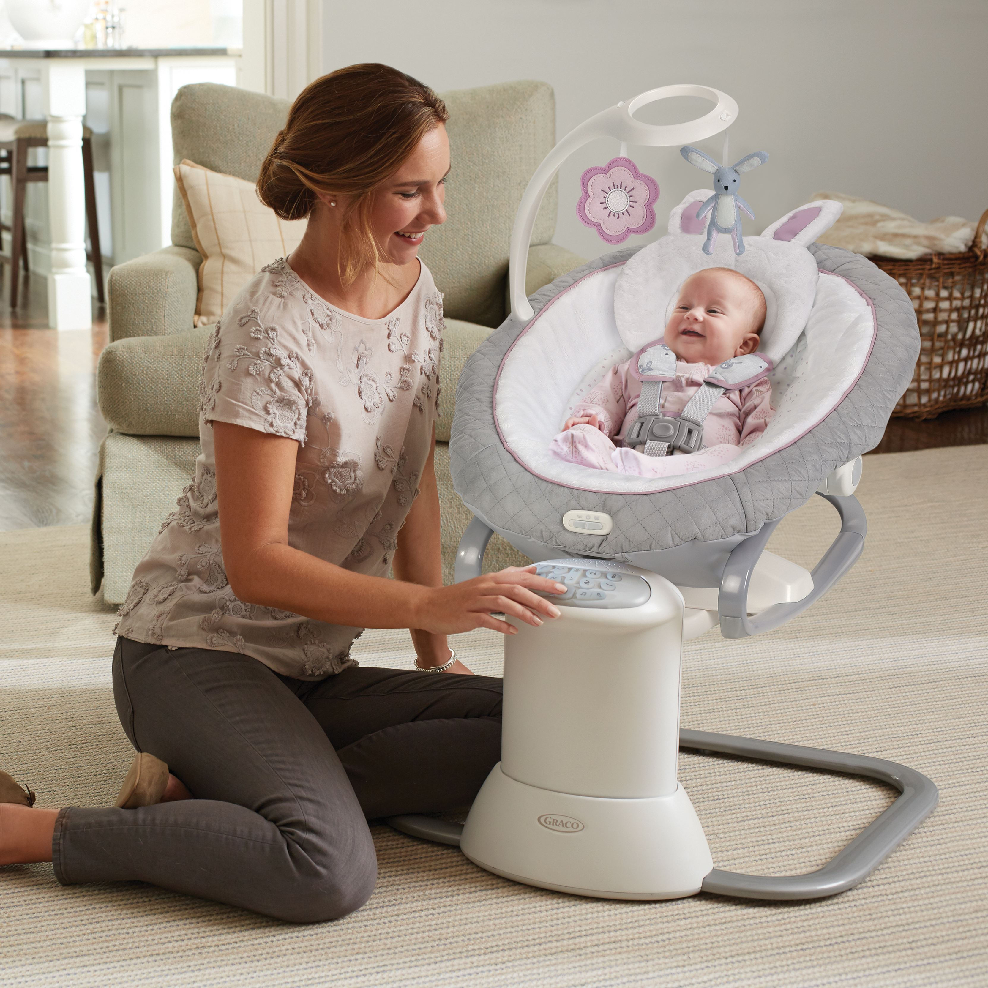 graco everyway soother with removable rocker josephine