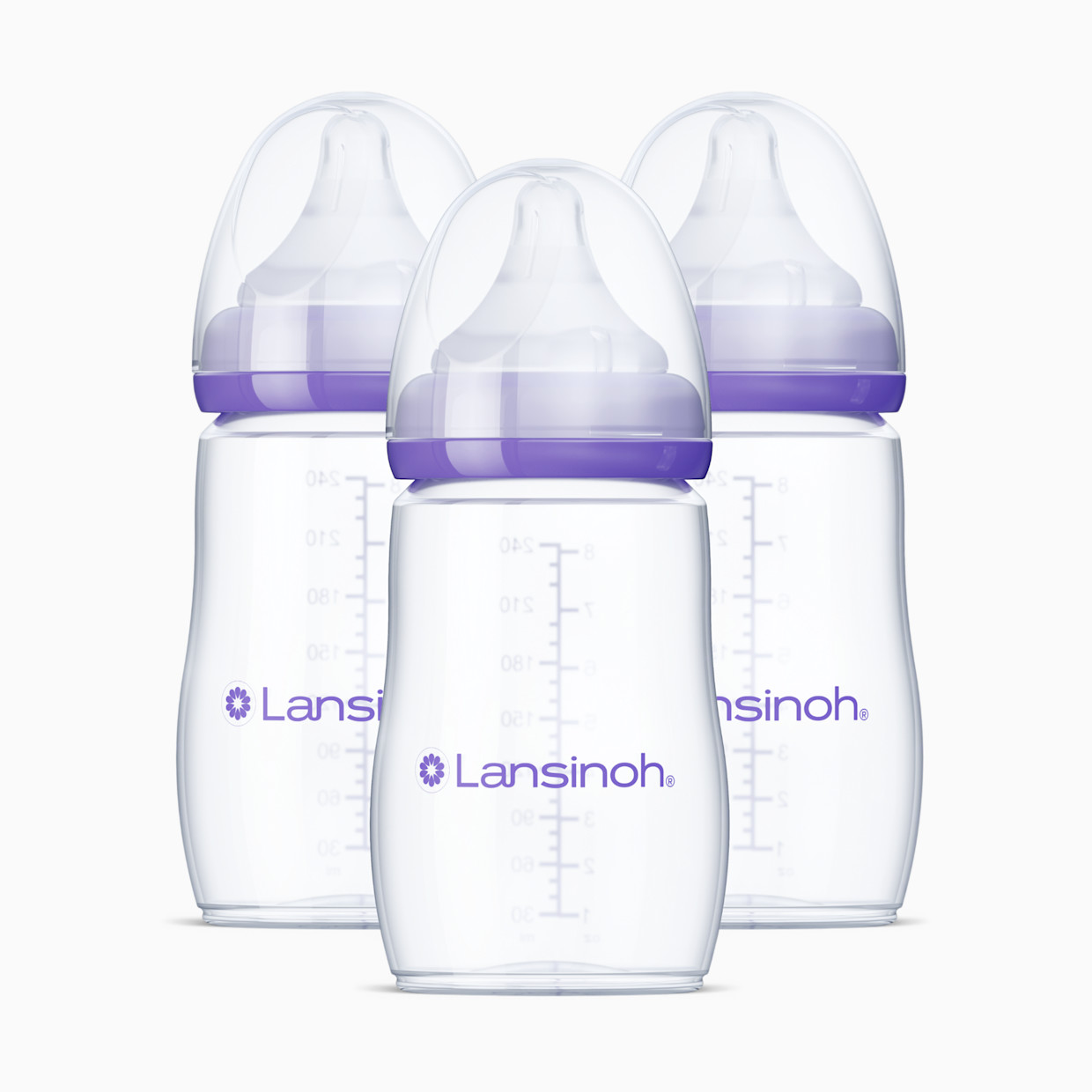Lansinoh Anti-Colic Baby Bottles - 8 Oz.