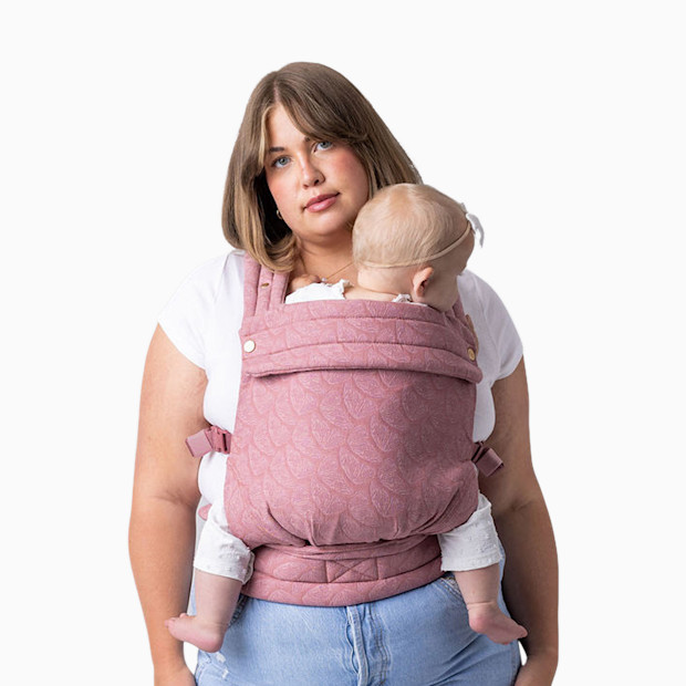 MABĒ The Monarch Buckle Baby Carrier - Mauve Wings.
