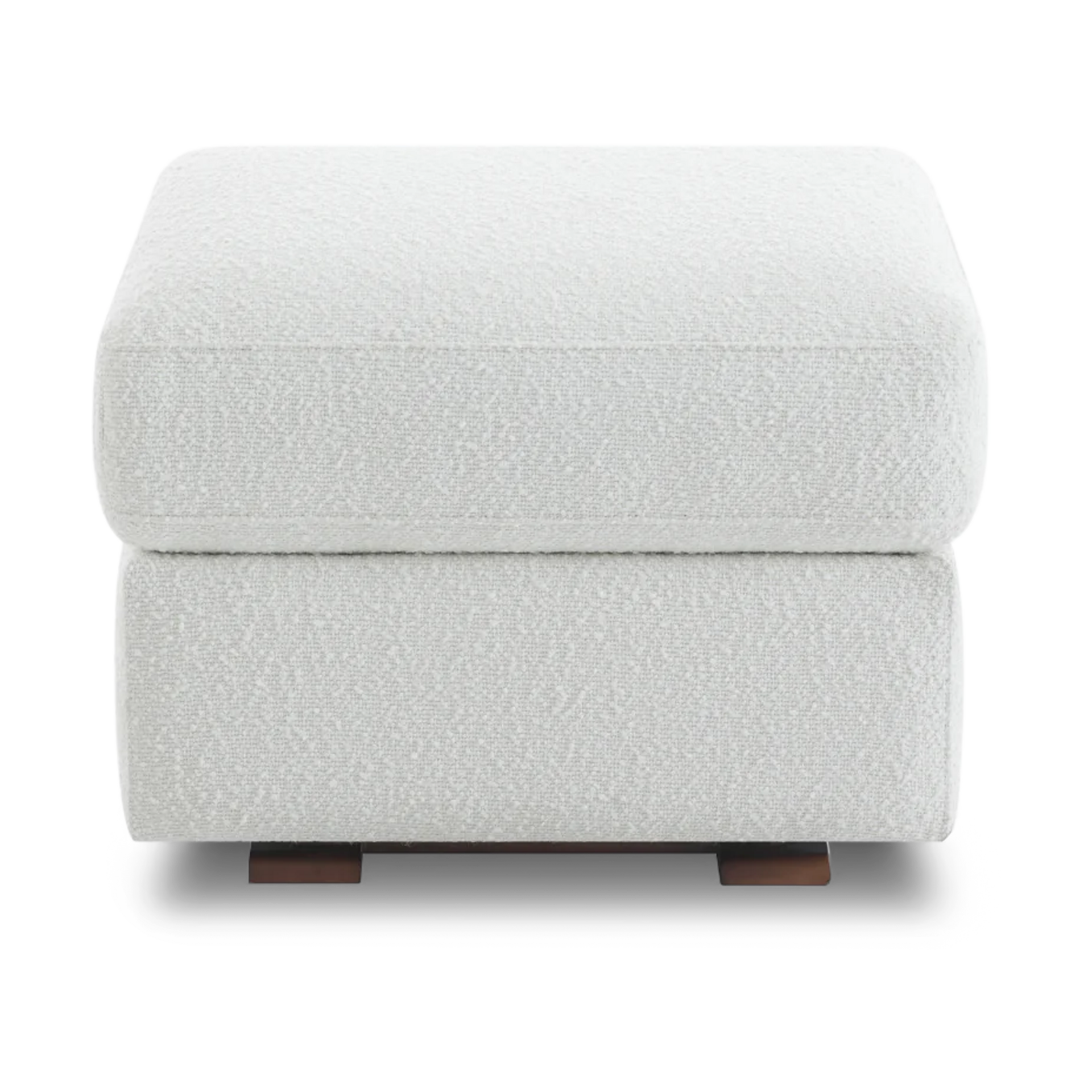 Nurture& The Gliding Ottoman - Boucle White.