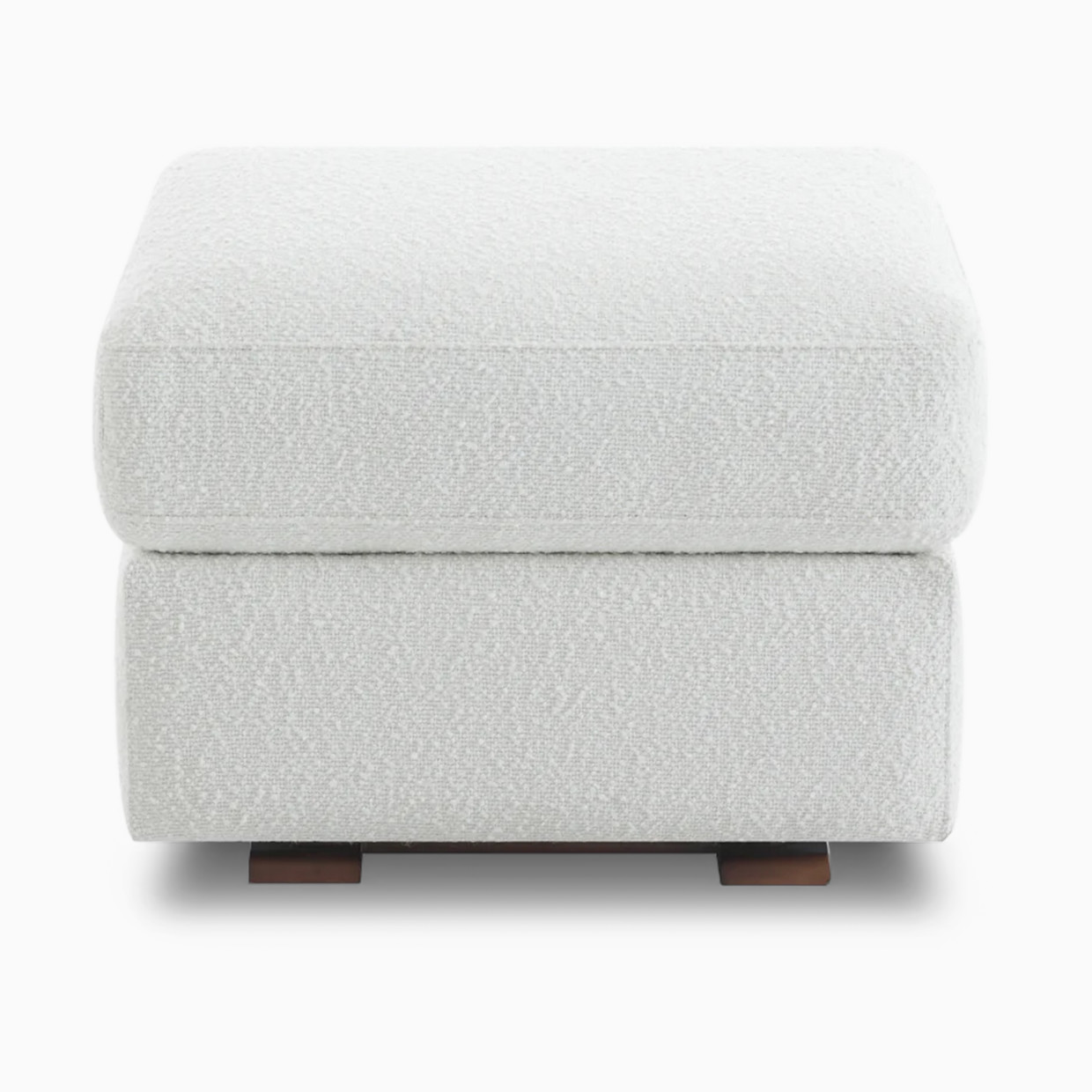Nurture& The Gliding Ottoman - Boucle White.