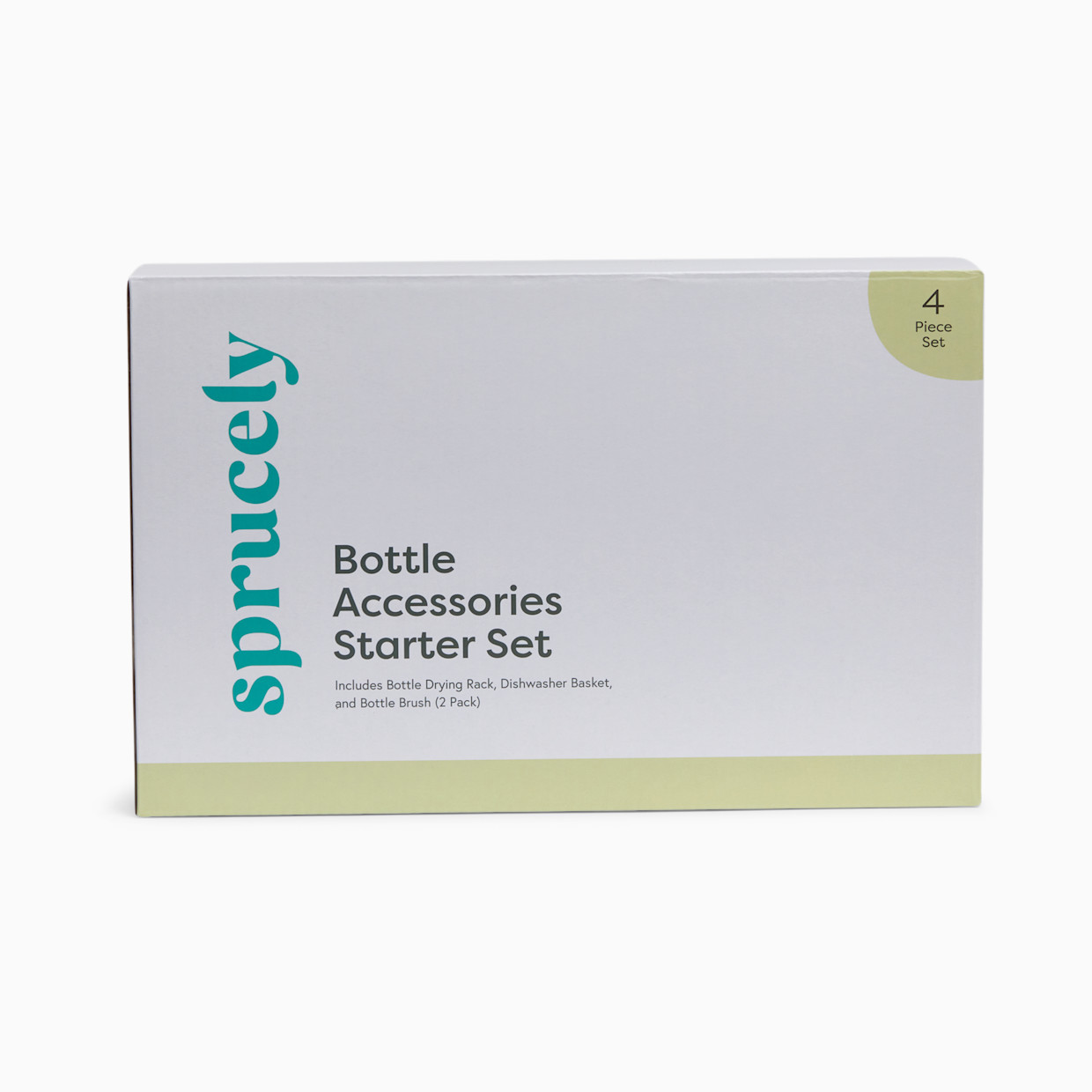 Sprucely Bottle Accessories Starter Set - White/Grey.
