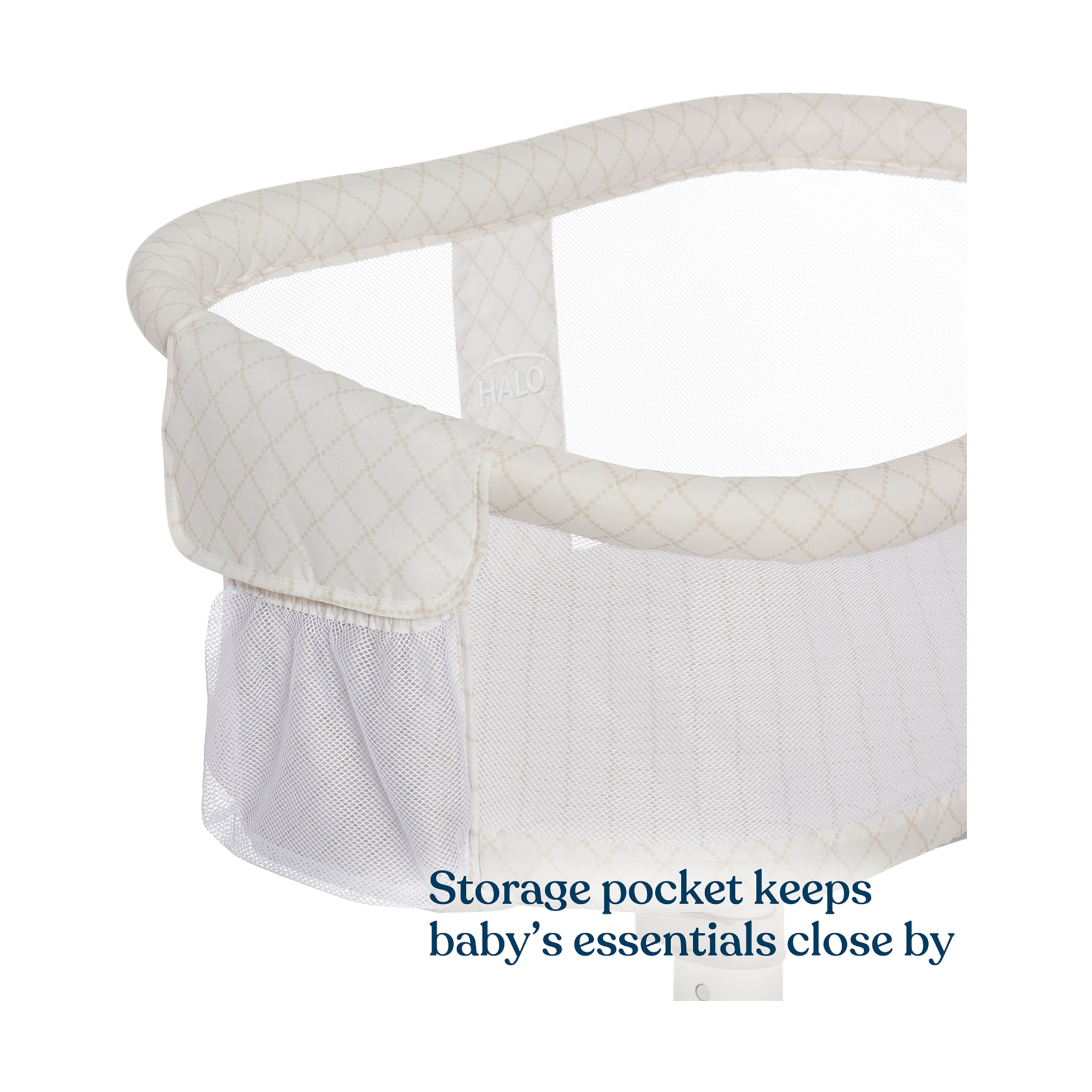 halo bassinest swivel sleeper essentia series honeycomb