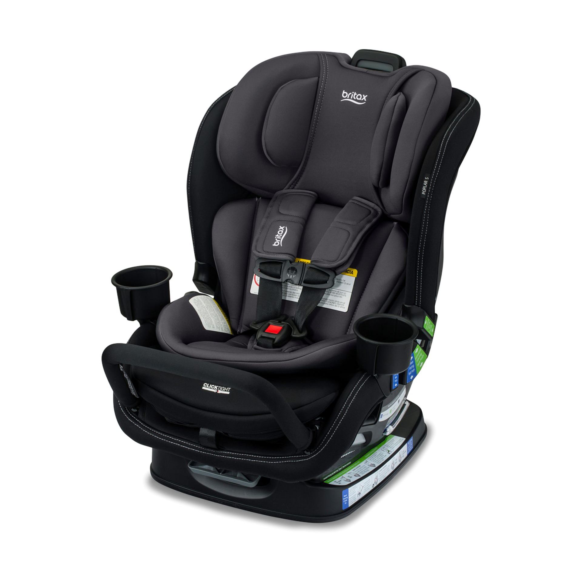 Britax Poplar S Convertible Car Seat - Stone Onyx.