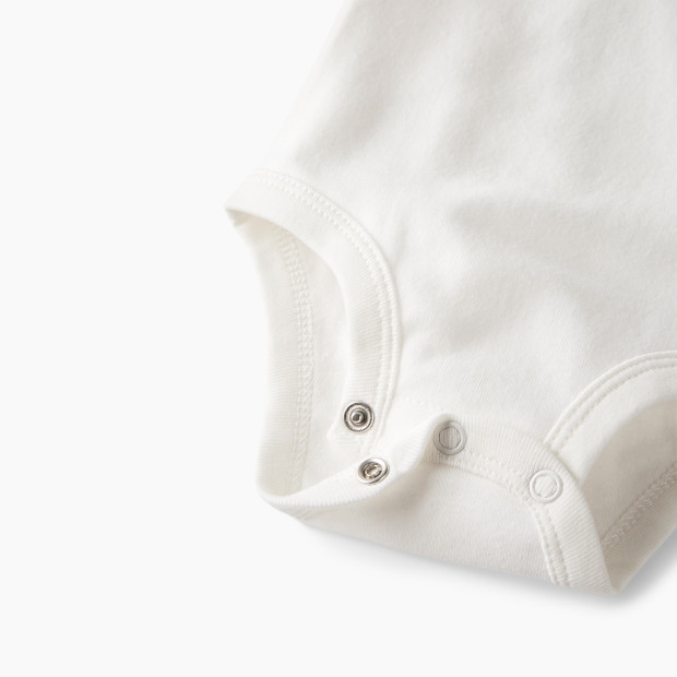Carter's Little Planet Organic Long-Sleeve Cotton Rib Bodysuits (3-Pack) - Light Cream, Nb.