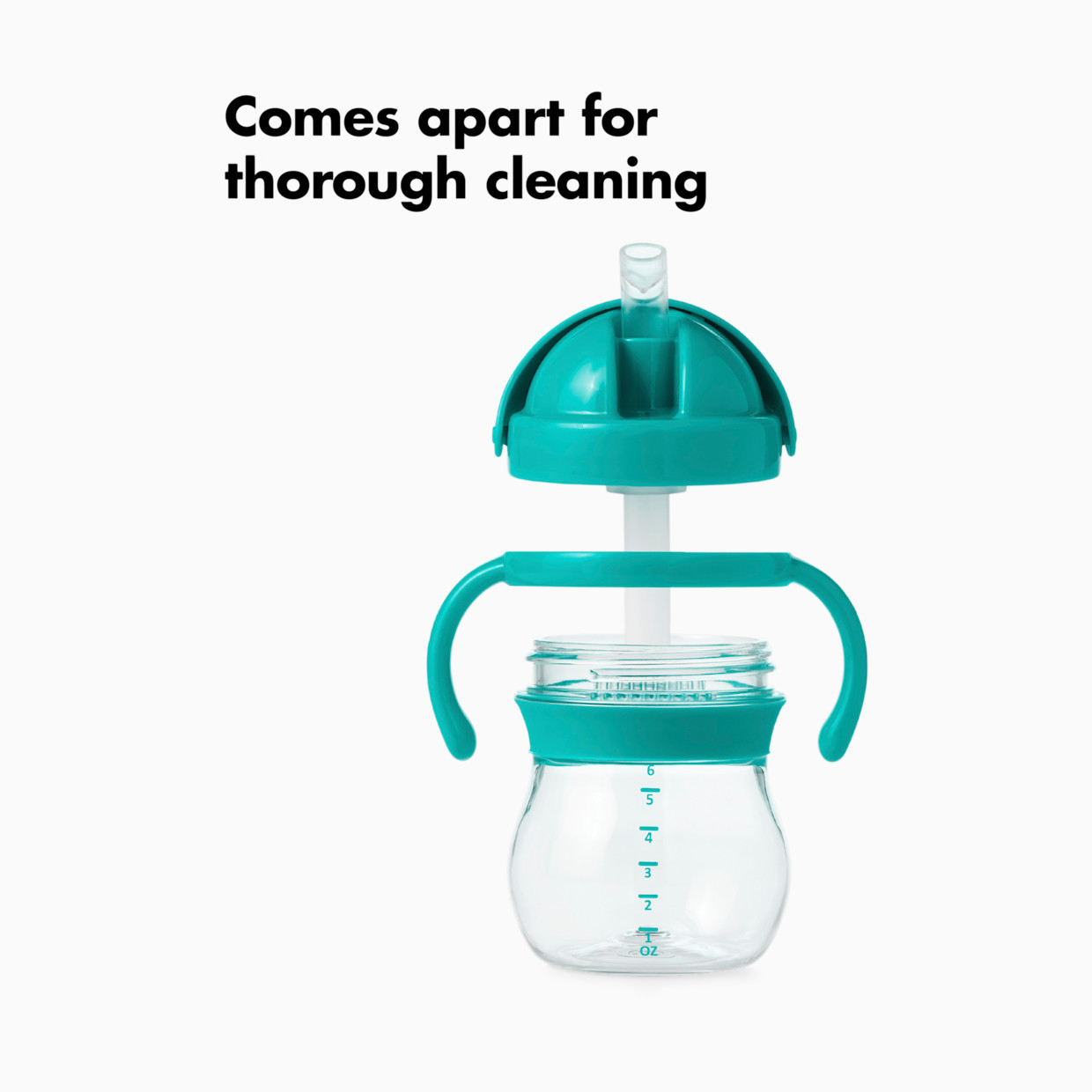 OXO Tot Transitions Straw Cup with Removable Handles - Opal, 1.