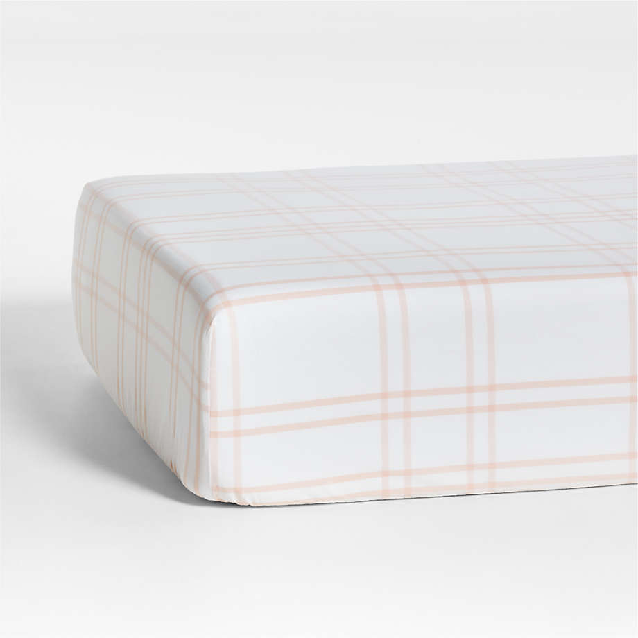 Stax Elegant Organic Cotton Crib Fitted Sheet .