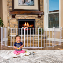 Regalo 194-Inch Super Wide Adjustable Baby Gate and Play Yard, 2-In-1, Bonus Kit, 4 Count (Pack of 1)