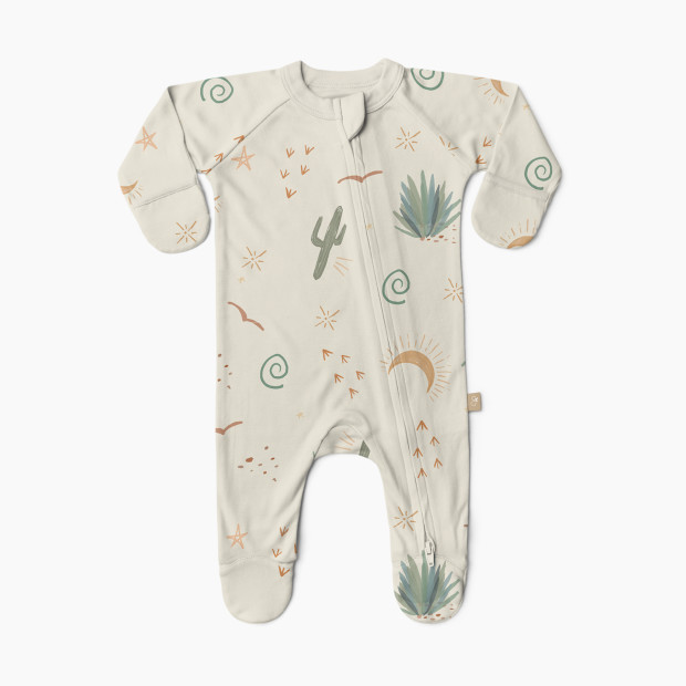 Goumi Kids x Babylist Grow With You Footie - Loose Fit - Cactus, 0-3 M.
