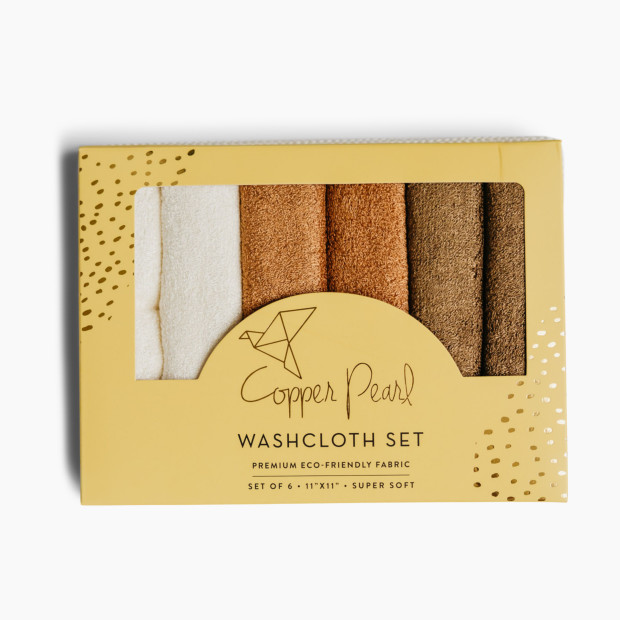Copper Pearl Ultra Soft Washcloth (6 Pack) - Dune.