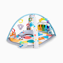 Baby Einstein 4-in-1 Kickin' Tunes Music and Language Play Gym and Piano Tummy Time Activity Mat