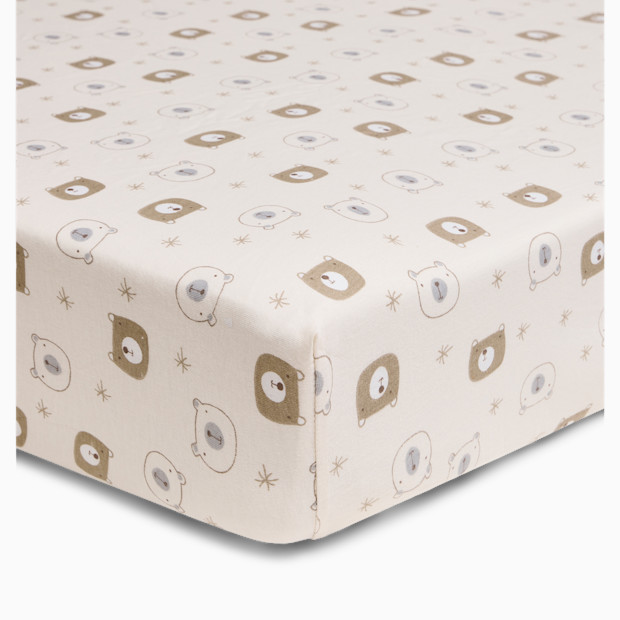 Small Story Organic Cotton Jersey Crib Sheet.