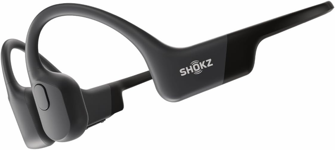 SHOKZ OpenRun Open-Ear Bluetooth Sport Headphones.