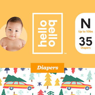 Hello Bello Disposable Diapers Jumbo Pack - Size N (35 count) - $7.97.
