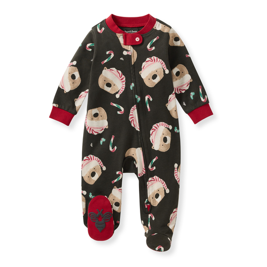 Candy Cane Bears Matching Family Pajamas.