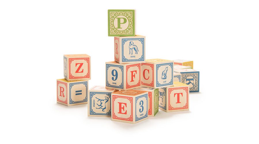 wooden baby blocks