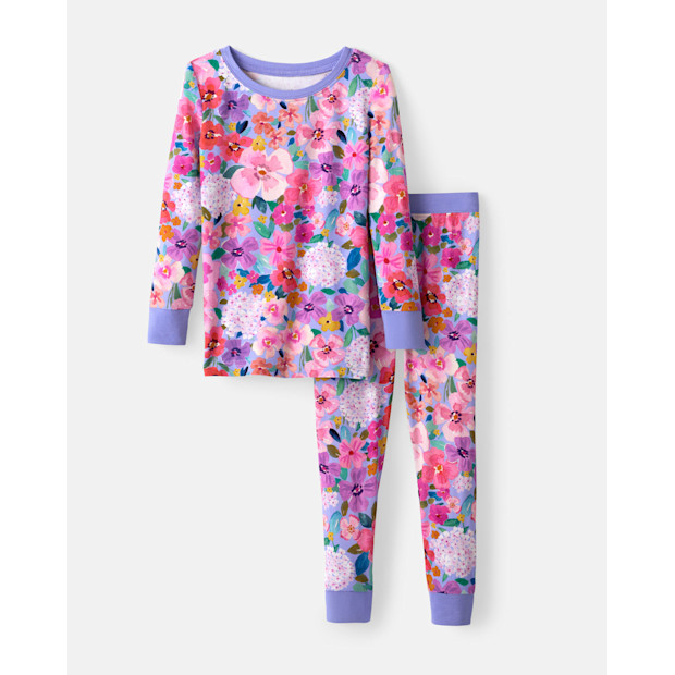 Little Sleepies Sweet Springs Two-Piece Pajama Set.