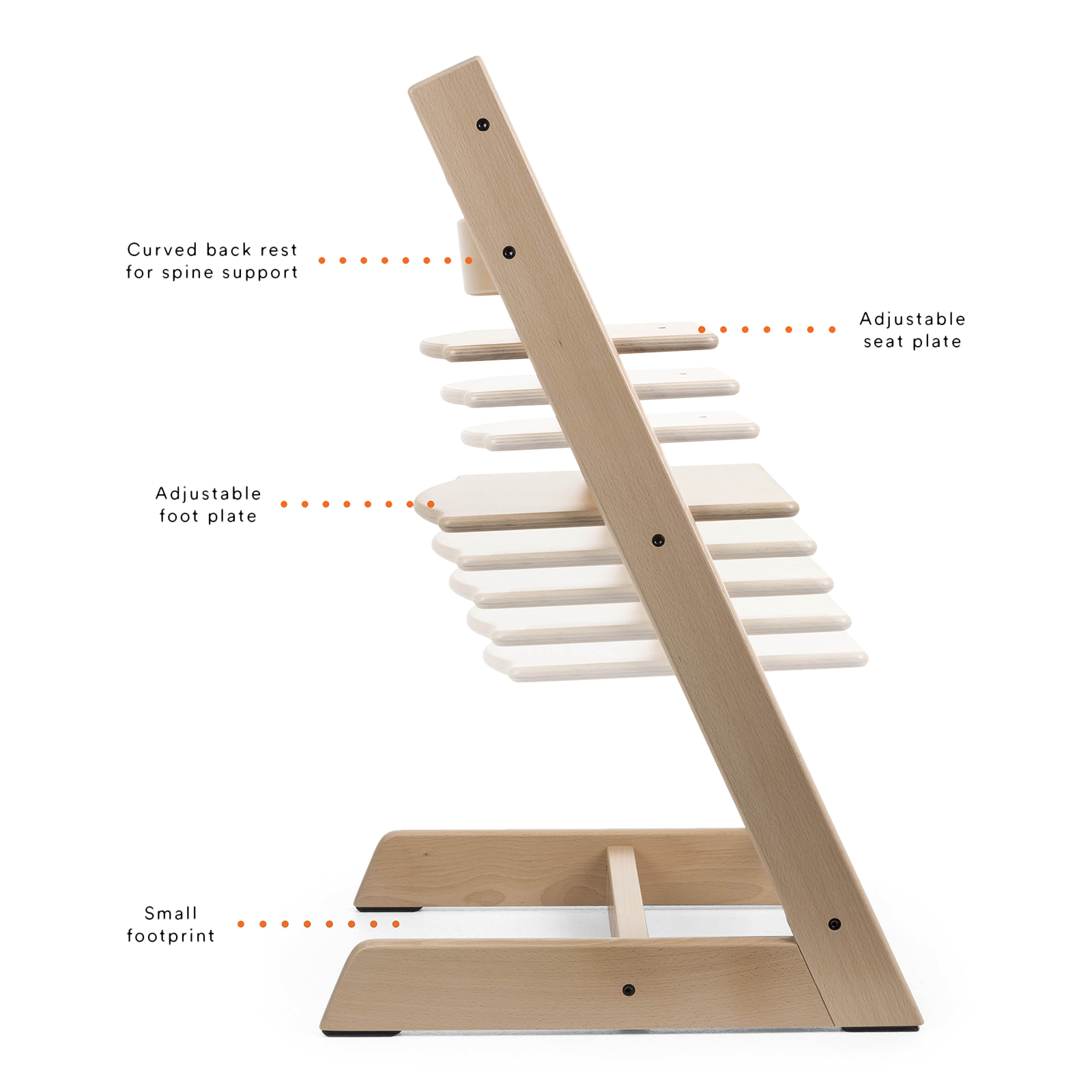 tripp trapp dimensions