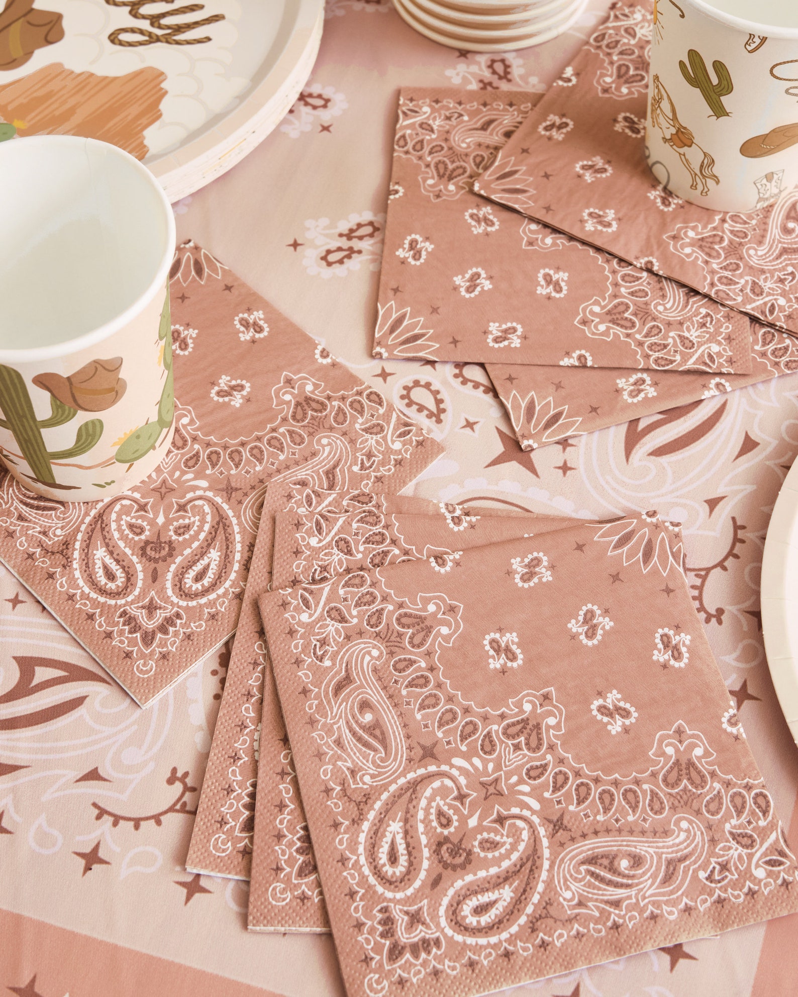 Western Bandana Napkins.