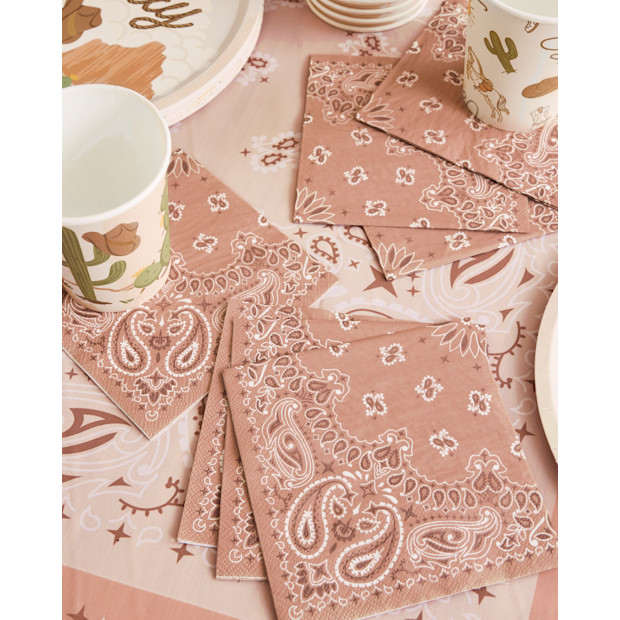 Western Bandana Napkins.