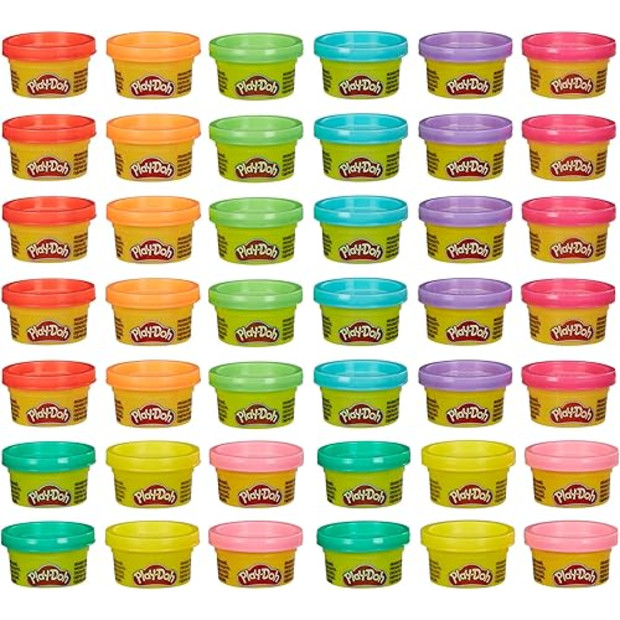 Play-Doh Play-Doh Bulk 42-Pack of 1-Ounce Cans.