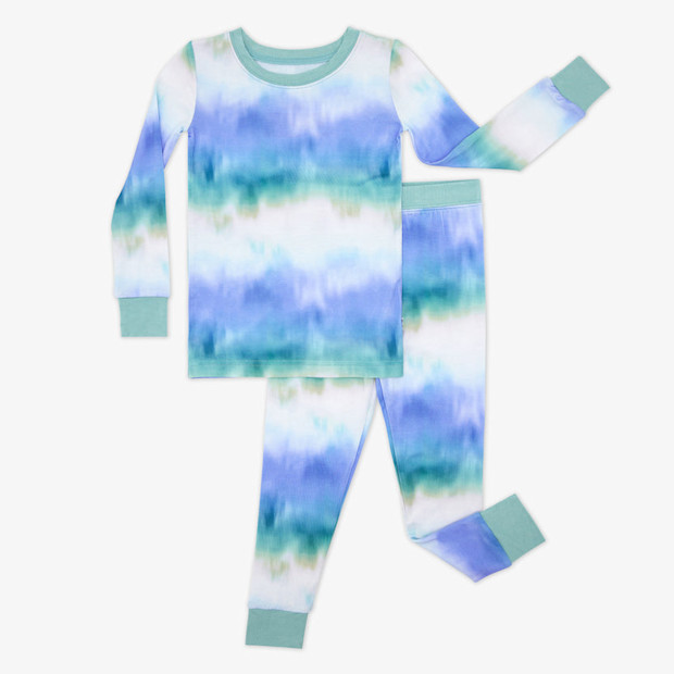 Cosmic Mist Two-Piece Pajama Set.
